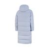 Li Ning Warm Windproof Hooded Long Down Jacket Men Outerwear Dove-Gray AYMU289-4