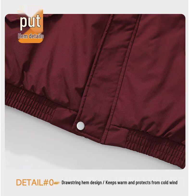 Men's Winter Trendy Thickened Lapel Workwear Coat - Loose Fit with Extra Velvet Lining.