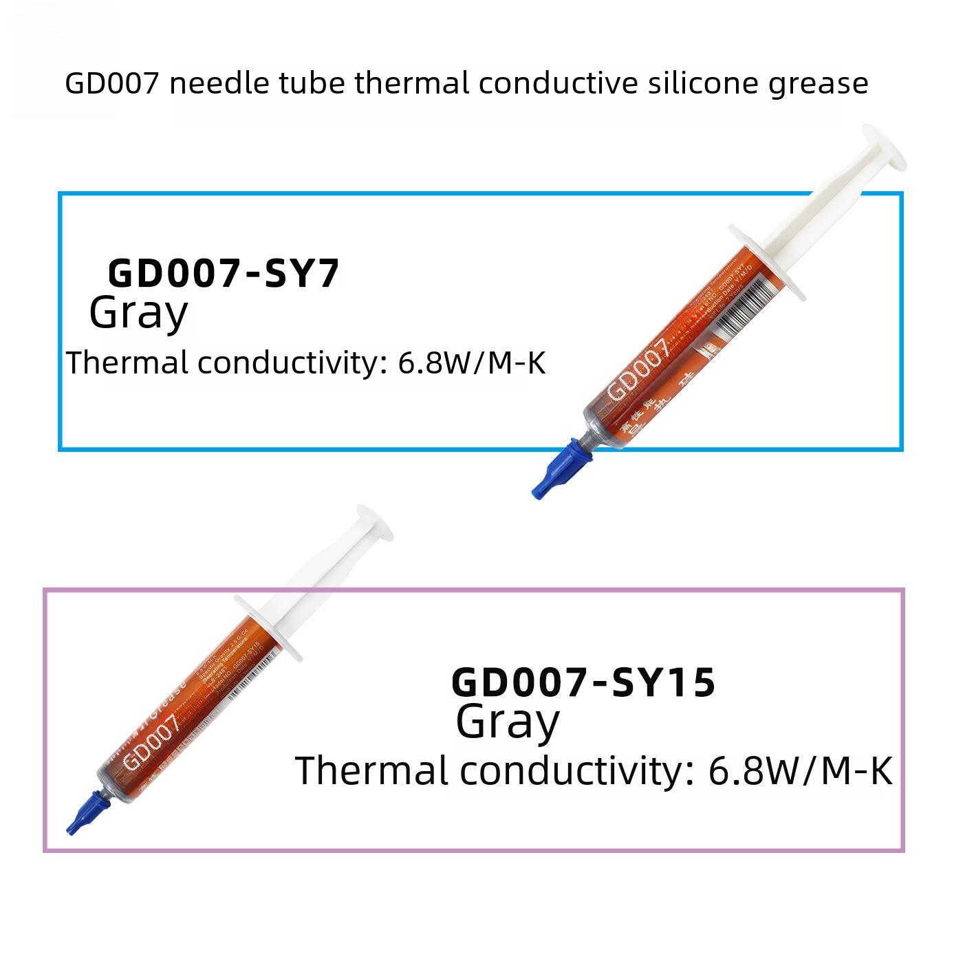 

GD007 Термопаста високої провідності для CPU/GPU, силіконова паста 1/3/7/15/30 г