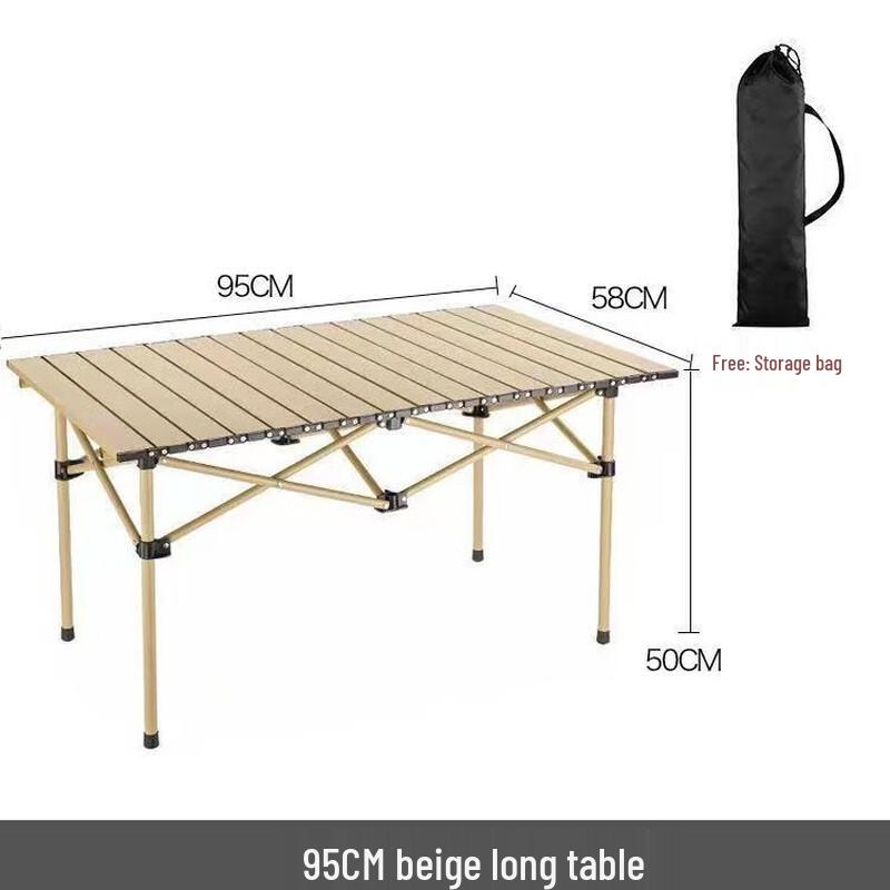 ZISIZ Outdoor Portable Folding Table and Chair Set
