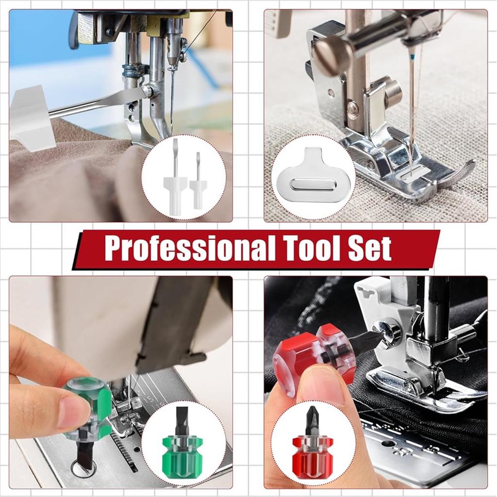 36 Pcs Sewing Machine Cleaning Kit Sewing Machine Repair Tools Include Silicone Brush, for Cleaning and Repair Machines