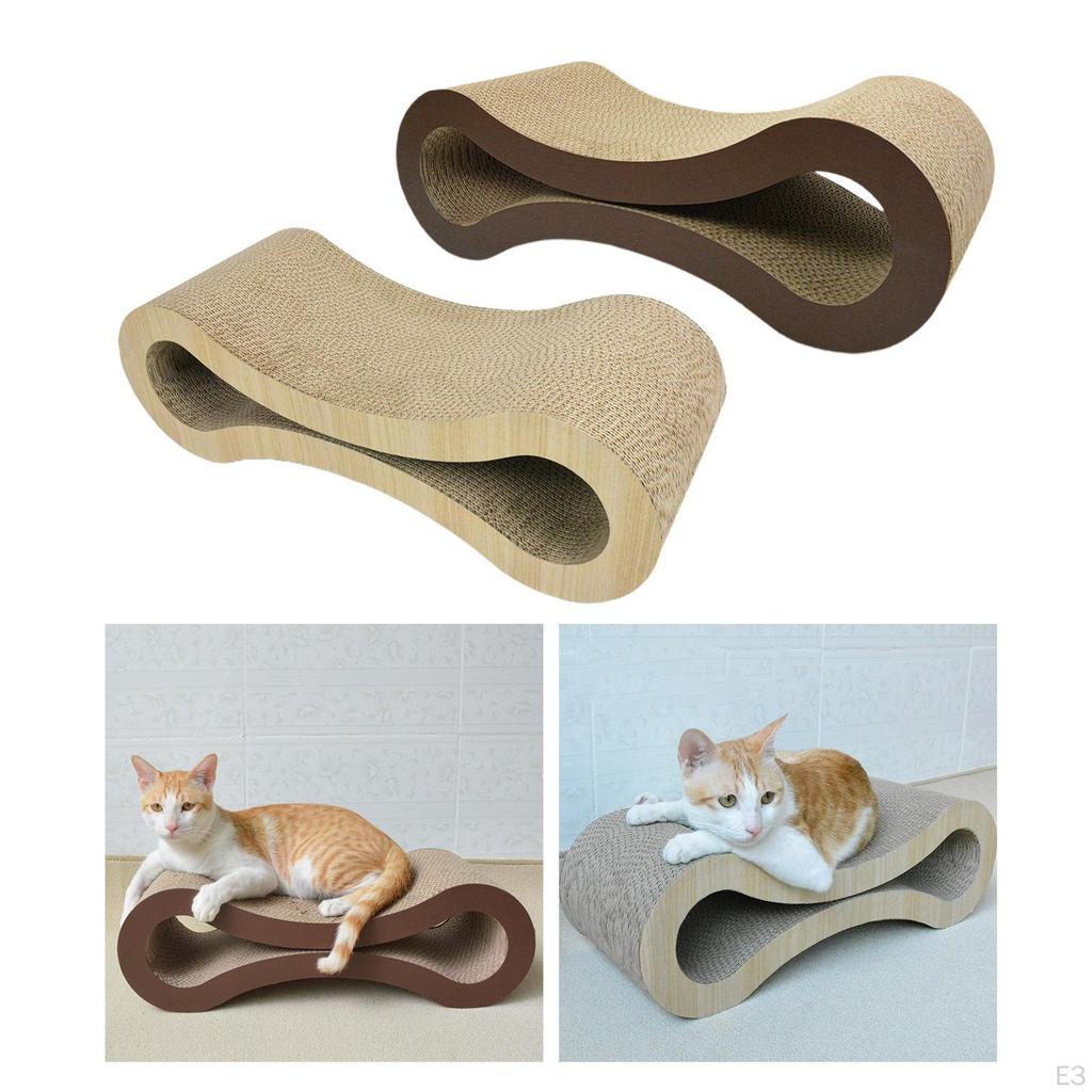 Cat Corrugated Paper Sanding Claws Toys Durable Furniture Protector