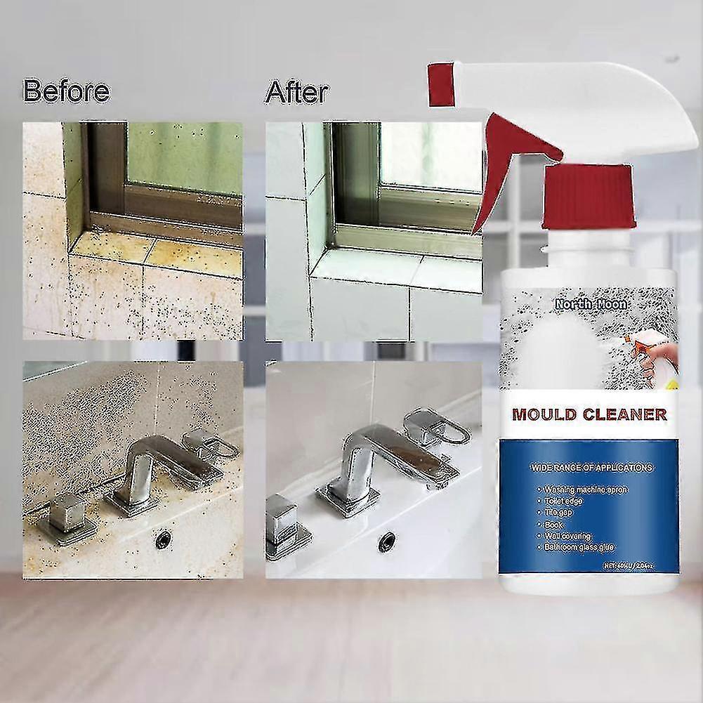 1-3x Mildew Removal Spray, Mold Remover Spray, Household Removal Spray For Kitchen Bathroom