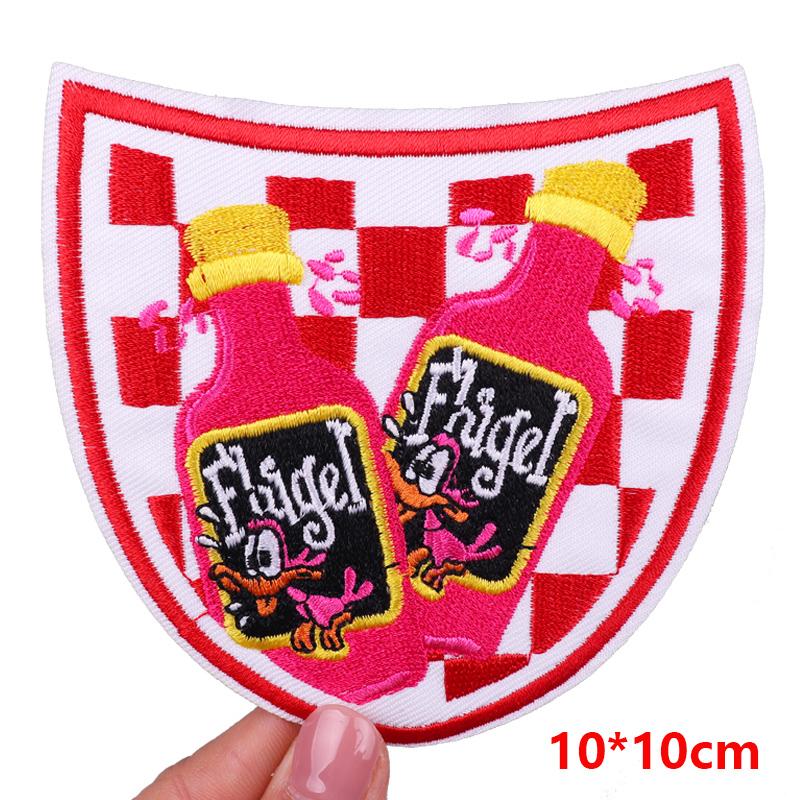 DIY-Aufnäher Niederlande Oeteldonk-Emblem Gestickte Aufnäher für Kleidung Niederländischer Karnevals-Aufnäher Aufbügel-Aufnäher für Kleidung