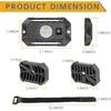 UTV LED Dome Light 12V With Switch, Rfroad Lighting Universal Roll Bar Mount LED White Lights Interior Dome Light For UTV ATV Polaris RZR Can Am Car