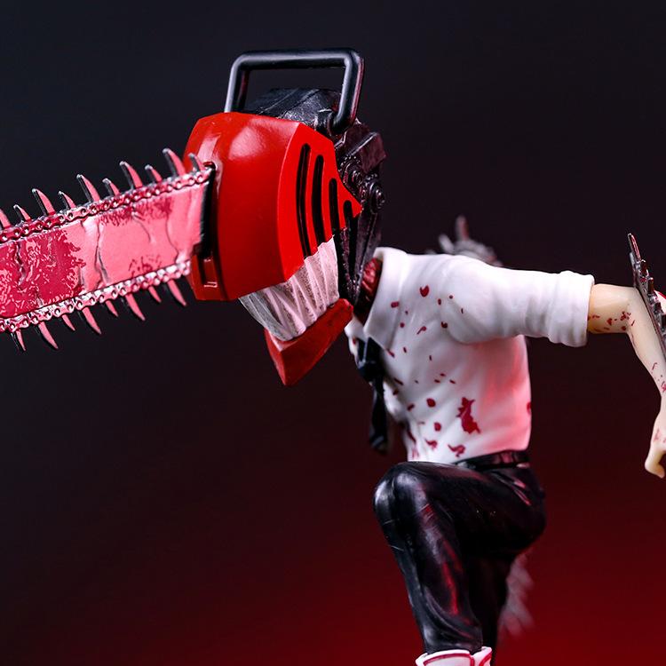 Chainsaw Man Denji POWER Statue PVC Action Figure Anime Figure Chainsawman Model Toys Collection Doll Gift