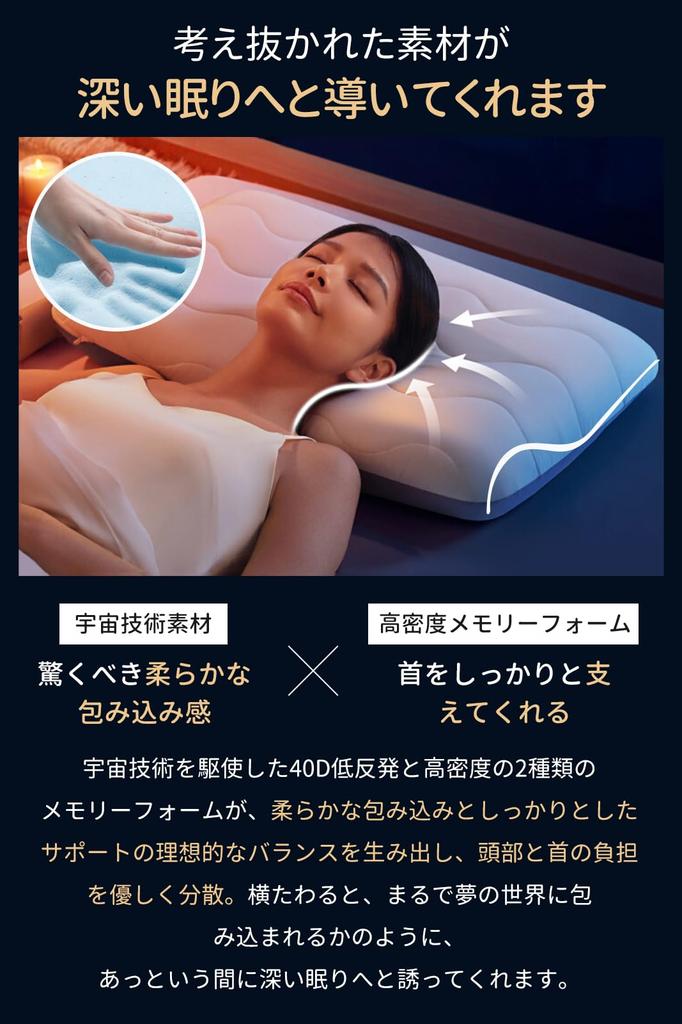 [Luxury X 5-Star Hotel Quality] Deep Sleep Pillow, Neck Relief, Temperature RegulatingLow-Rebound, Suitable for Back, Side, and Stomach Sleepers,