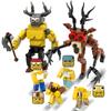 NEW 99 Nights  Forest Anime Building Blocks Monster DEER  Milu Deer Ocean Animal Bricks Toy for Fans Kids Gift Halloween Xmas
