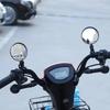 Bicycle Rear-view Mirror, 8cm, Wide Range, Adjustable Angle, Reflector, Scooter, Rear-view Mirror for Bicycle Handlebars