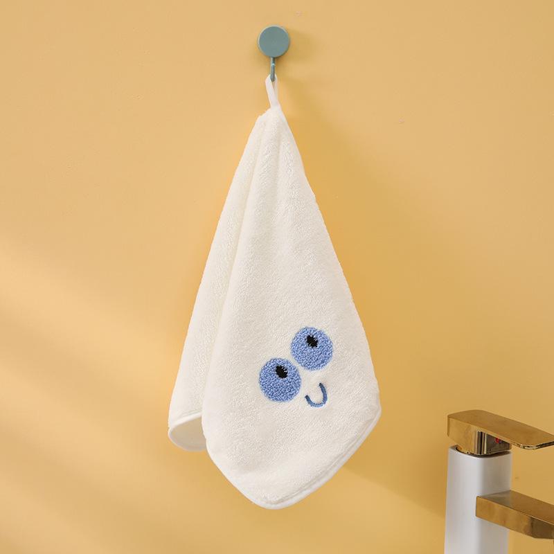 Children's Embroidery Thick Absorbent Towel