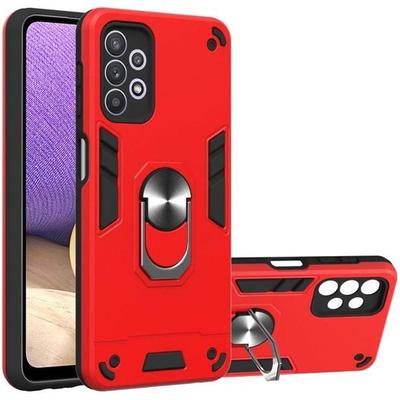 Protective Case - Samsung - Galaxy A32 5G - Shockproof - With Kickstand - Red