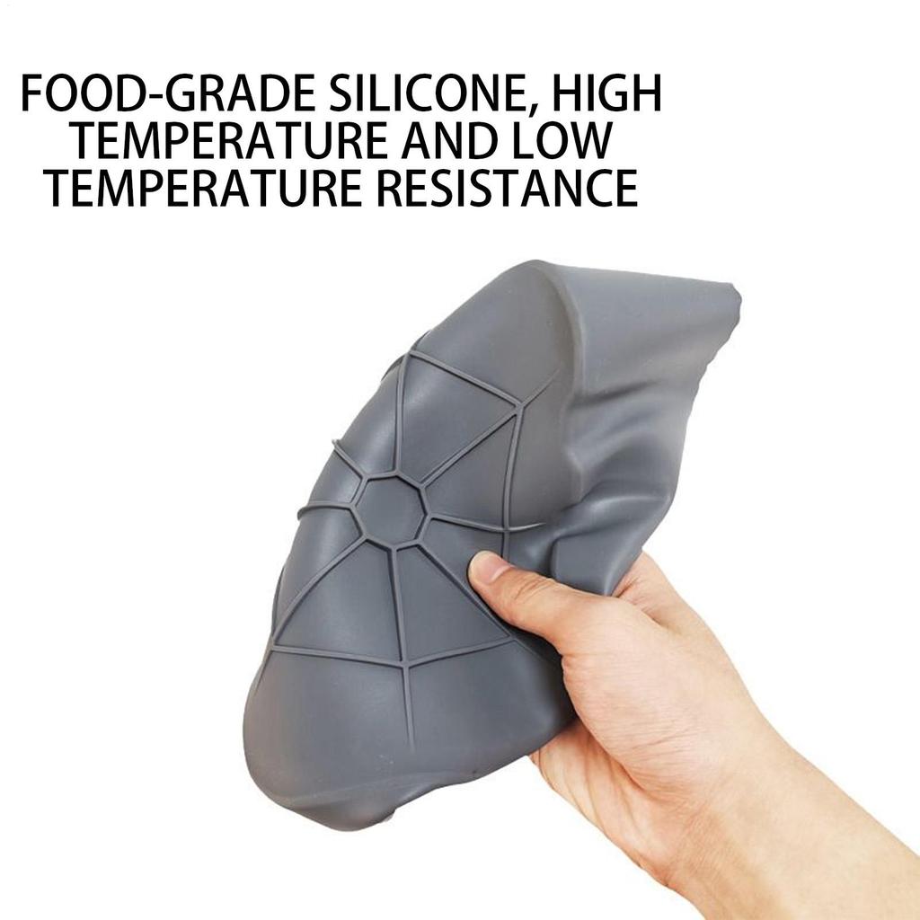 Air Fryer Silicone Liners Silicone Microwave Liner High-Temp Resistant Food-Grade Oven Tray Baking Helper For Meat Vegetable