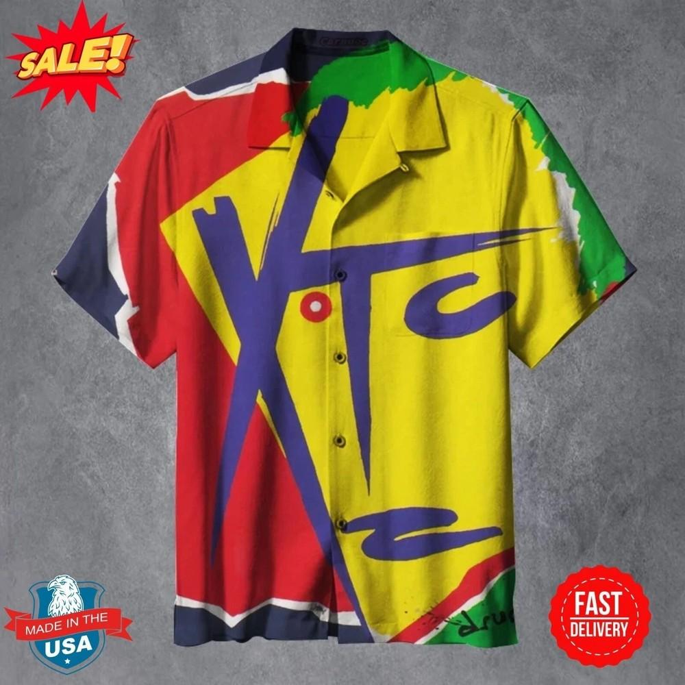 XTC - Drums & Wires |Unisex Hawaiian Shirt S-5XL Unisex T-Shirt XL