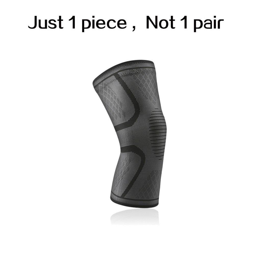 1 STK Elastiske knebeskyttere Nylon Sports Fitness Knepute Fitnessutstyr Patella Brace Løping Basketball Volleyballstøtte