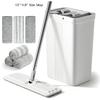 10Pcs Joymoop Mop Replacement Pads, 13 * 4.9'' Universal Mop Pads Mop Head Refills Washable Wet Mop, Compatible with Most 11-13” Size Mops