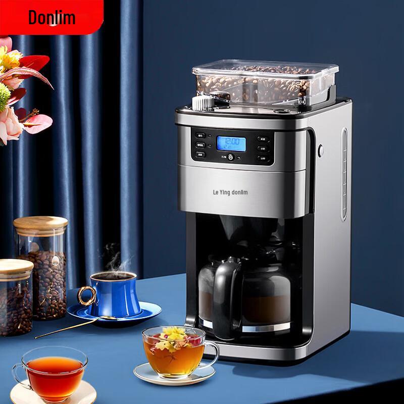 Donlim DL-KF4266 Automatic Drip Coffee Machine with Integrated Grinder CN plug (adapter included)