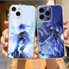 Genshin Impact Flins Phone Case For iPhone17,16,15,14,13,12,11 Plus,Pro Max Soft Transparent Cover