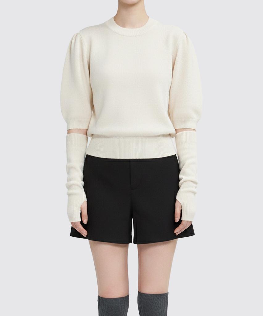 Keulleiseu Lauren Angora Knit & Warmer Set_Red