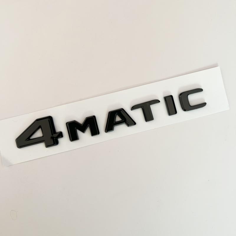 Car ABS Trunk Letters Logo Badge Emblem Decal Styling Sticker For Mercedes Benz GLE GLE53 GLE350 GLE400 GLE450 W166 W167 4 Matic