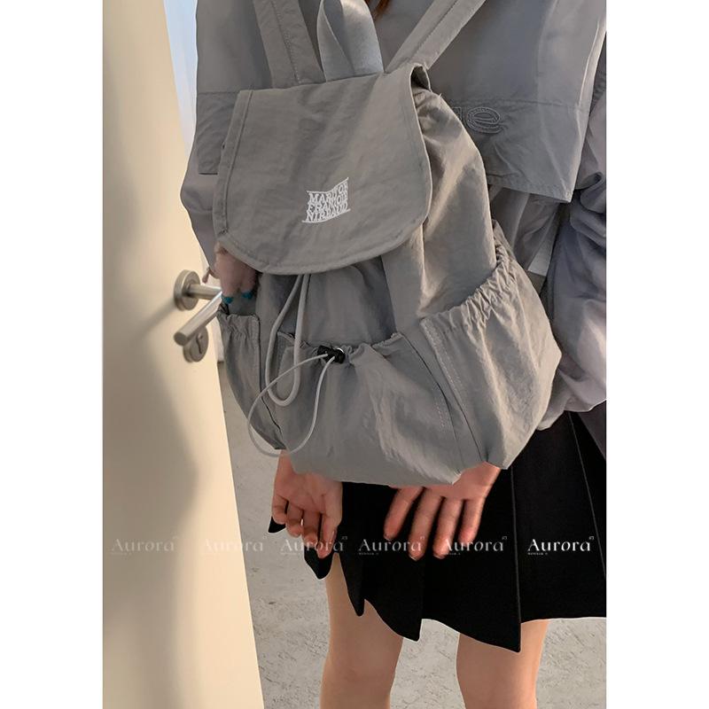 A Fashionable Letter Backpack with A Simple and Large-capacity Travel Bag