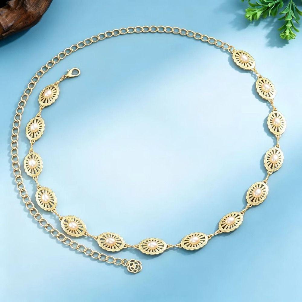 Minimalist Metal Chain Waist Belt Retro Luxury Body Chain Women's Waist Chain Women’s Daily