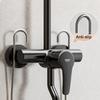 Convenient Toilet Shower Rack with No Drilling Installation Bathroom Storage Basket for Shower Room and Bath Products