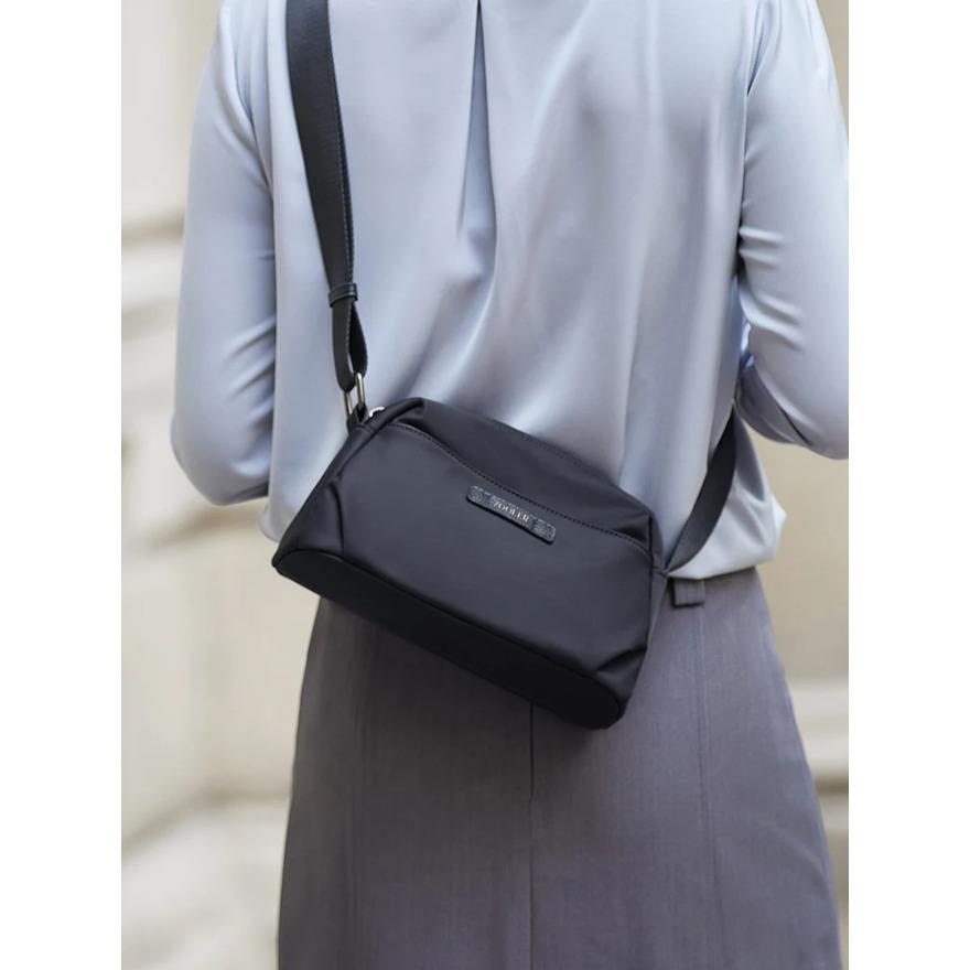 

Сумка из ткани Оксфорд и коровьей кожи, комбинированная, женская, сумка через плечо, оригинальные сумки на одно плечо