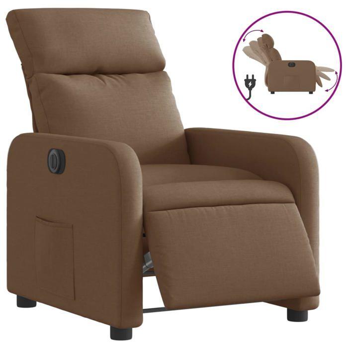 VidaXL Electric Recliner, Relaxation Chair with Adjustable Backrest and Footrest, Living Room Seat 3206685