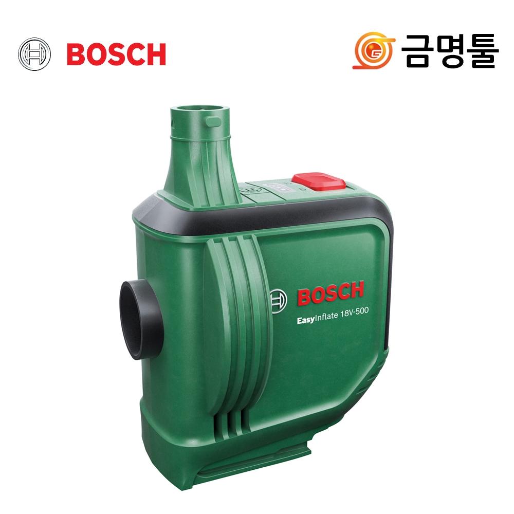 

Зарядный насос Bosch EasyInflate 18V 500, основной блок 18 В с 3 насадками, трубка объемом 530 л, мин.