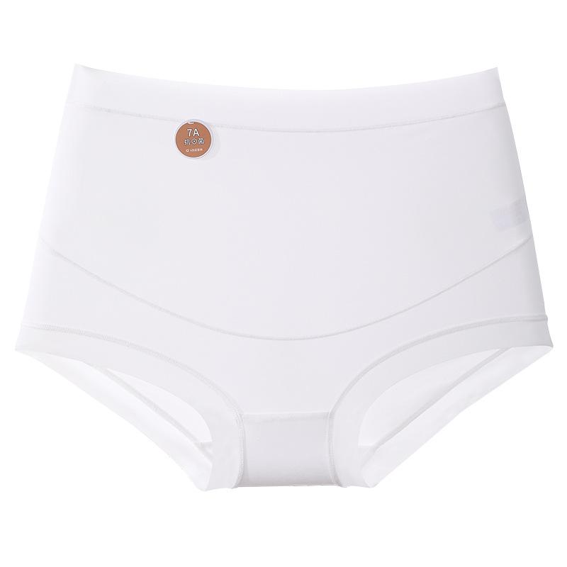 

Большие трусики для беременных с высокой талией и животом, женские трусики 3XL белый