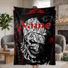 Art the Clown Custom Flannel Blankets Soft Warm Cozy Throws for Home Decor Holiday Gifts