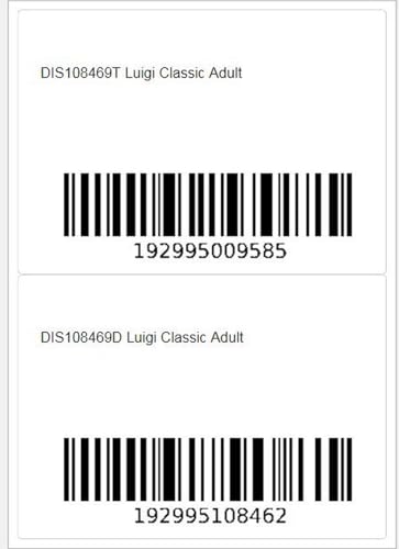 Luigi Classic Adult Medium