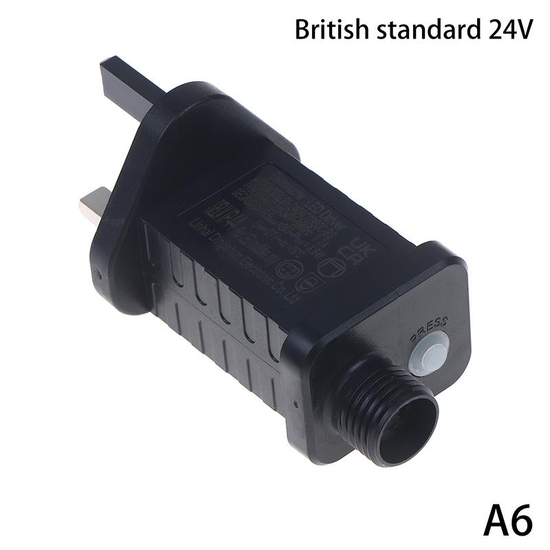 Eu Us Uk Plug Ac 220V 110V To 31Vdc 6W 24V 5V Transformer Plug Power Supply Ip44 8Modes Led Lamp Driver Switch Adapter