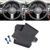Black Leather Red Blue Line For BMW M Sport F30 F32 F36 F20 F10 F12 F45 F48 F15 F16 F25 F26 Car Steering Wheel Cover Hand Sewing