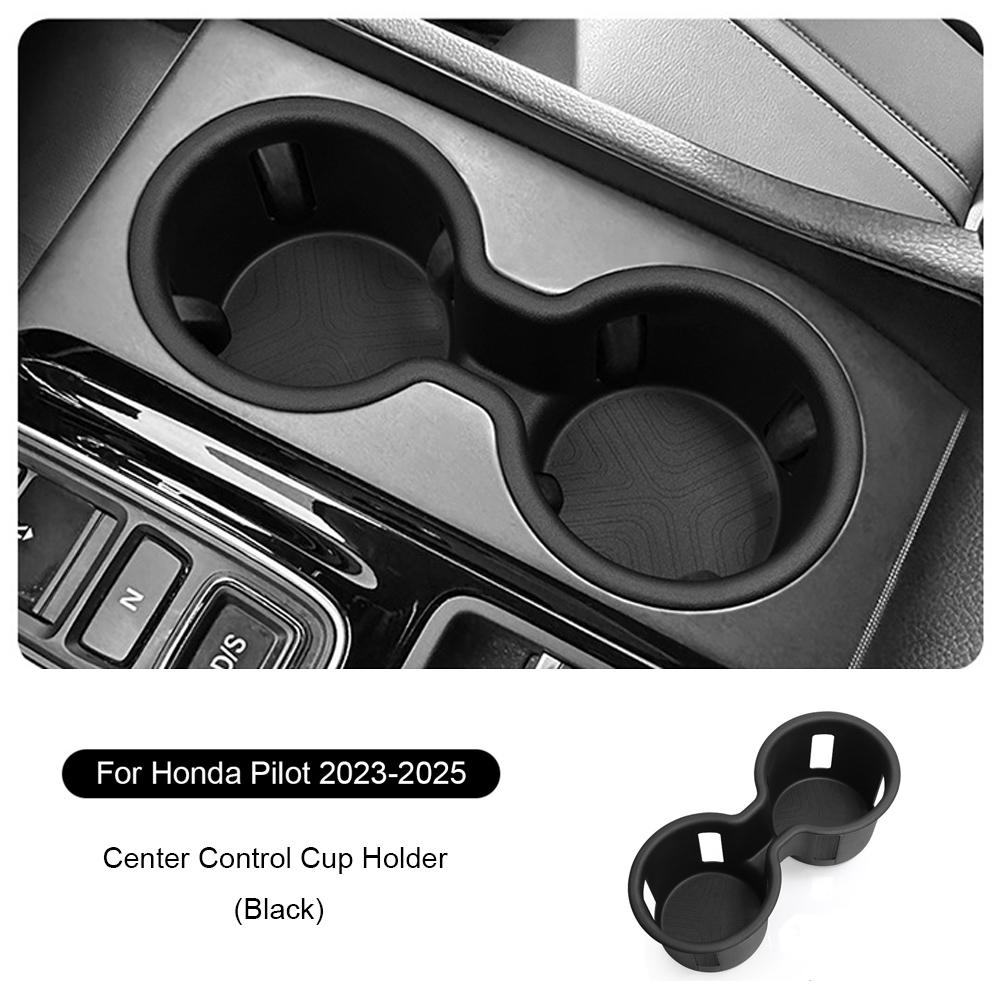 For Honda Pilot & Passport -2025 Center Cup Holder ert Anti-Slip Center Console Organizer Armrest Storage Box Accessories Cup Holder