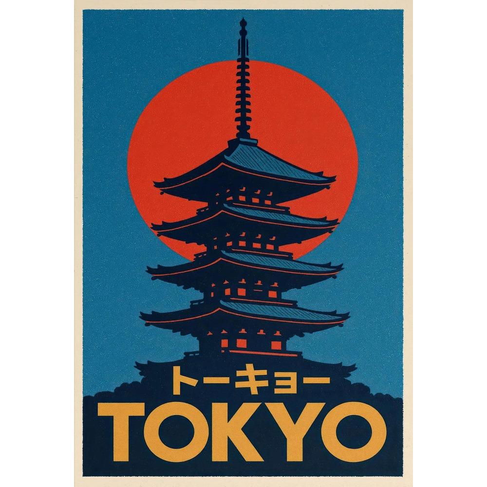 Blossom Japanese Exhibition Posters Bonsai Mount Fuji Temple Prints Japan Travel Canvas Painting Wall Pictures Home Room Decor