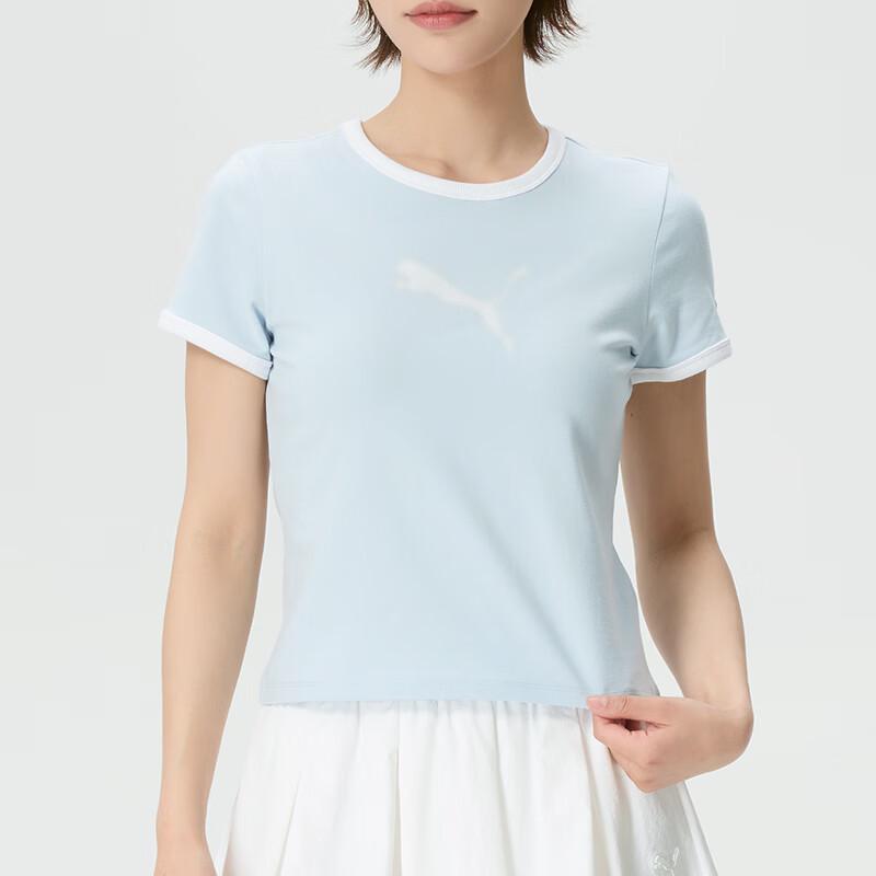 PUMA Women s Essential Short Sleeve Training Tee S
