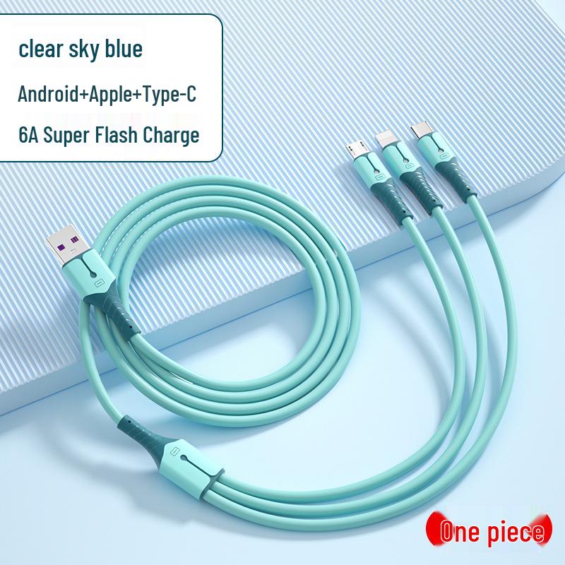 Universal 3-in-1 Multi-Function Fast Charging Cable for Cars