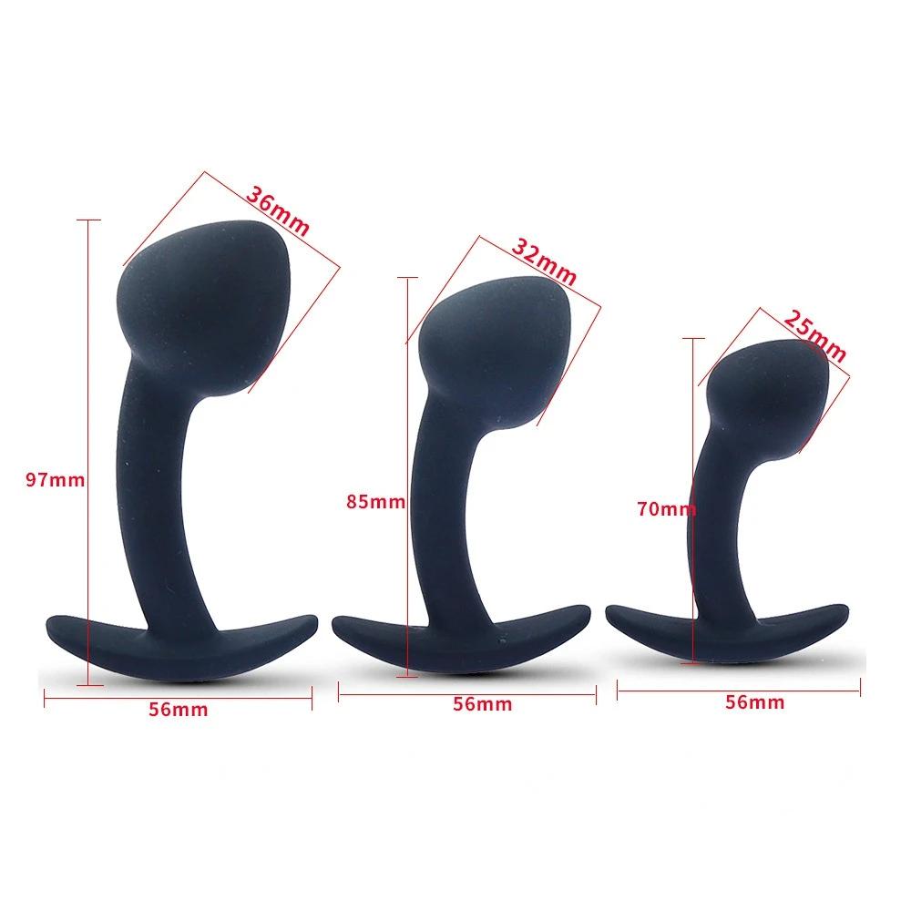 Mushroom Butt Plug Sex Tool for Men Silicone Anal Plug Male Masturbator Prostate Massager Adult Product Sex Toys for Gay