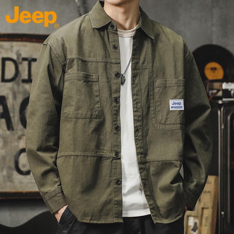 Jeep Men's Long Sleeve Casual Work Shirt