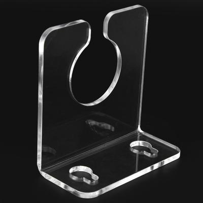 Transparent Bathtub Wine Glass Holder Acrylic Portable Wine Glass Rack Strong Suction Cup Wall Mounted Goblet Holder