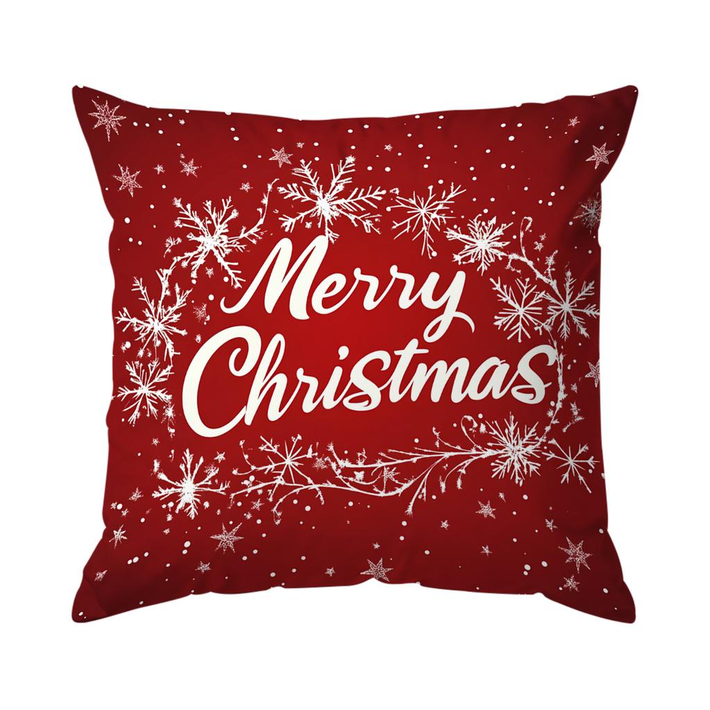 Christmas Snowflakes Cushions Pillowcase Polyester Cushion Cover Throw Pillow Sofa Decoration Pillowcover Home Decor