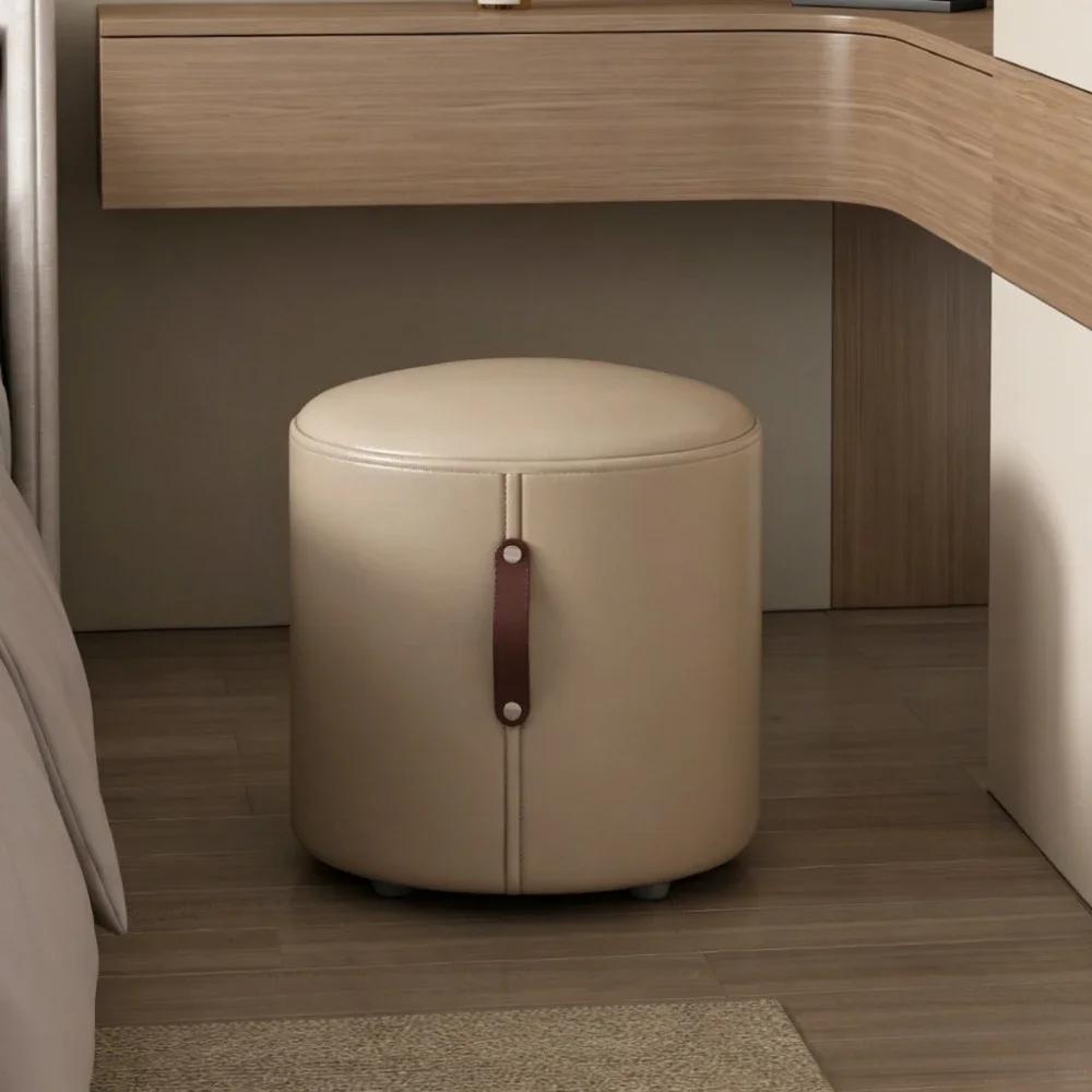 Modern Vanity Stool Makeup Stool Leather Makeup Bench Shoe Changing Bench Living Room Leisure Chairs Dressing Chair