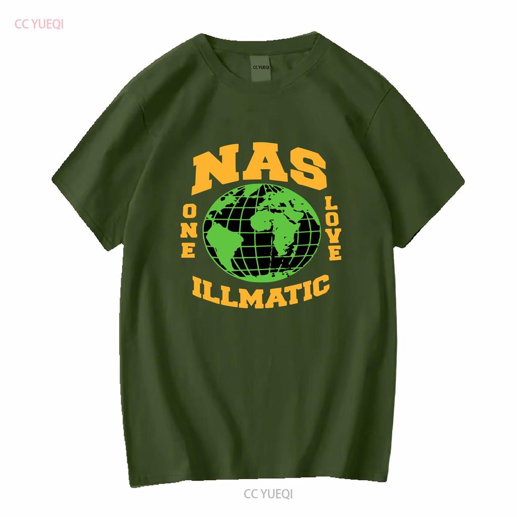 Limited Nas Illmatic Retro Hip Hop Streetwear Heavy Cotton T Shirt long or short sleeves vintage Washed Breathable Versatile