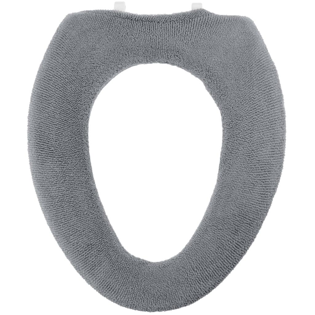 Color Shop Toilet Seat Type Light Gray Cover, O,