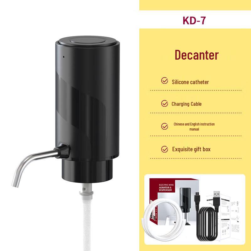 

abdo Rechargeable Electric Wine Aerator & Dispenser
