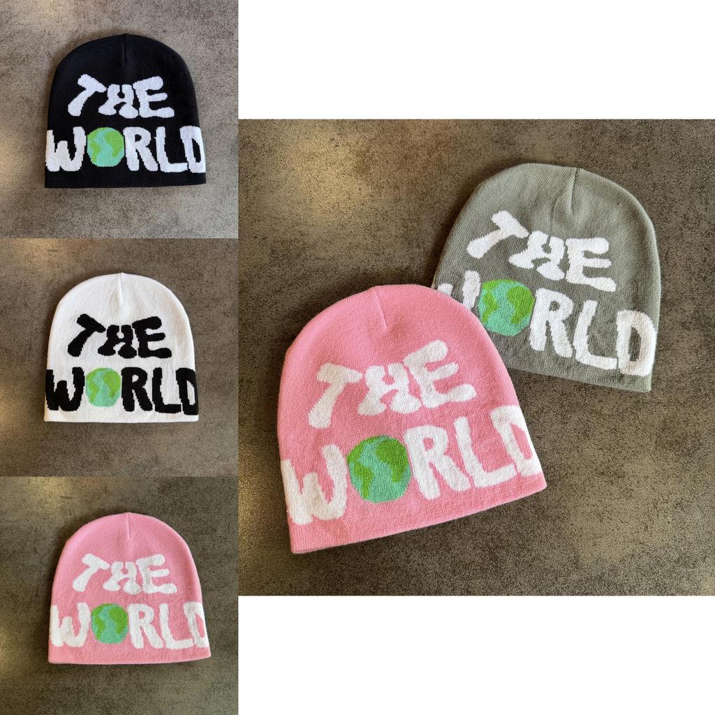 Knit Hat For Men And Women With Letter Pattern Warm Beanie For Fall And Winter Seasons