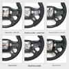 Compatible with 2020+ Land Rover Defender 110/90: Carbon Fiber Nappa Steering Wheel with Alcantara Paddle Shifters & Clock Spring.