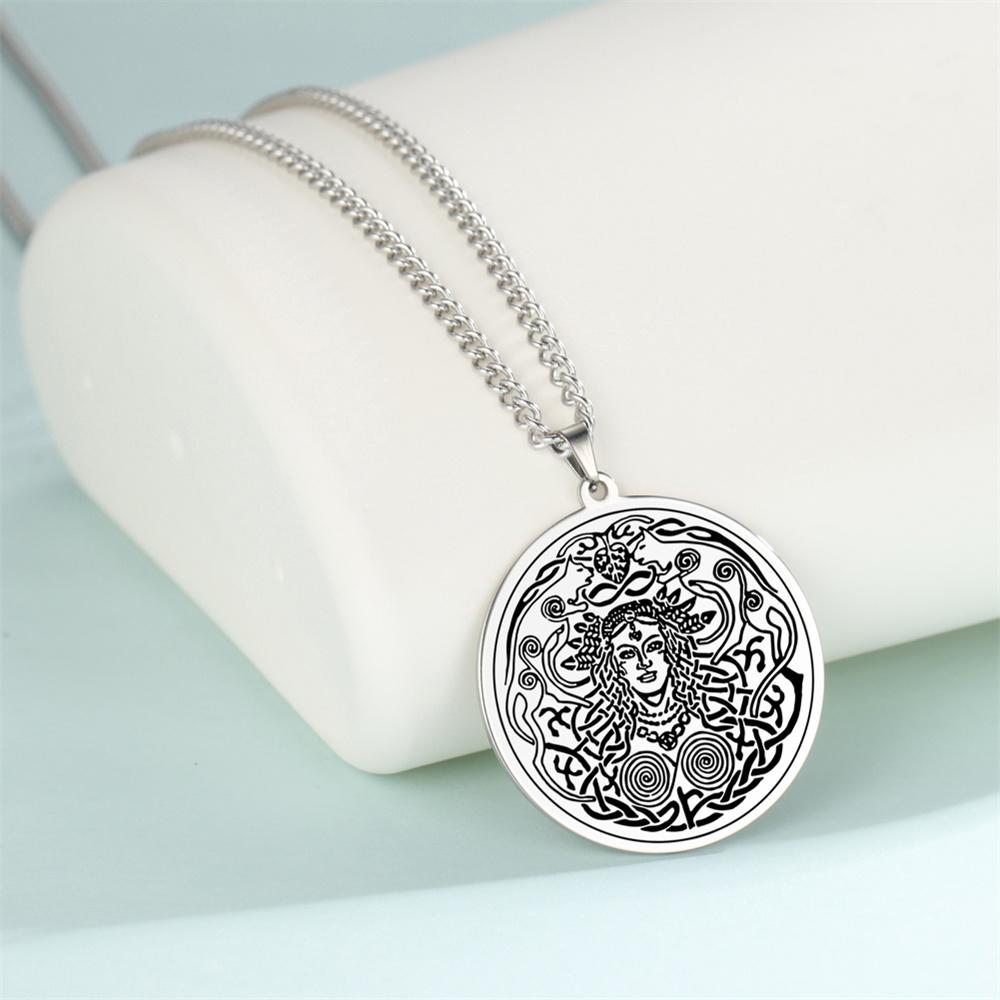 Dainty Norse Mythology Freyja Goddess Pendant Necklace Associated Love Sex Beauty Fertility Talisman Necklaces Jewelry