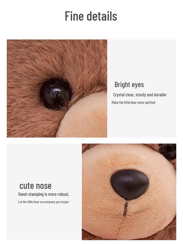 Hugs Baby Plush Dun Dun Bear Toy - Chubby Bear Gift Claw Machine Doll